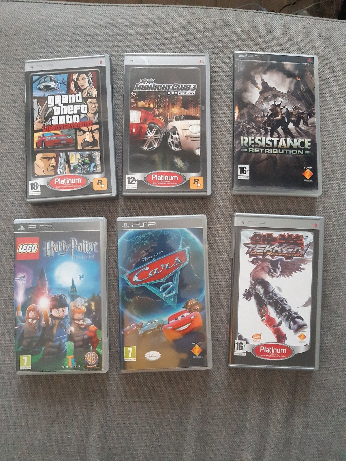 Psp spellen, 1 speler, Ophalen of Verzenden, Zo goed als nieuw, Vanaf 3 jaar