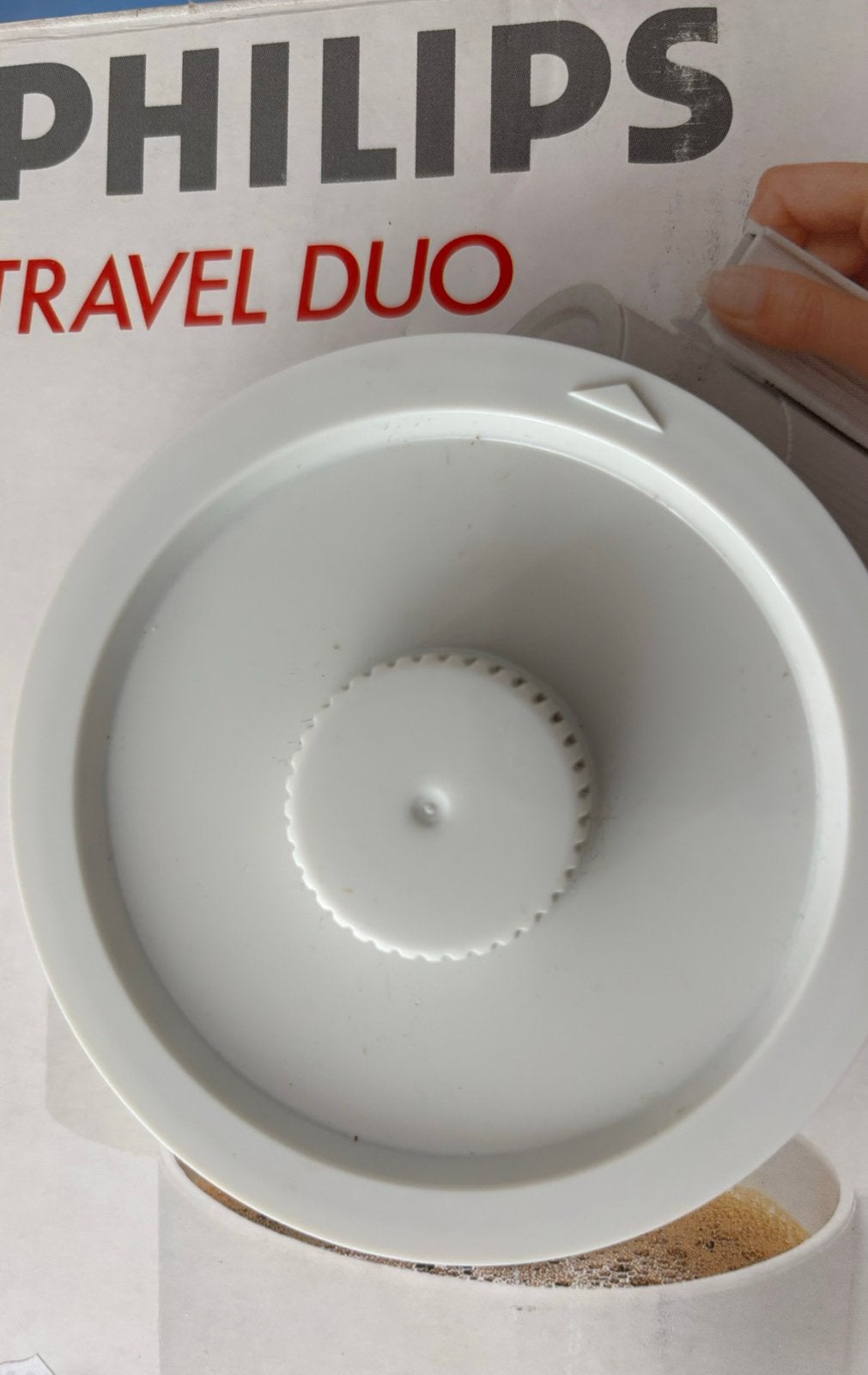 GEZOCHT: deksel (zie foto) Philips Travel Duo, Ophalen, Gebruikt