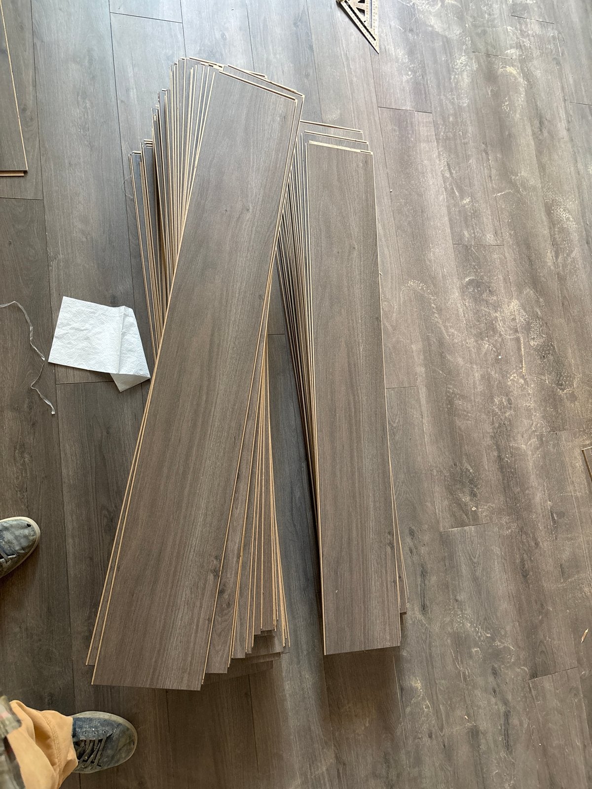 GRATIS/ IKEA Praerie laminaat 15m² + reststukken, Ophalen, Gebruikt, 10 m² of meer, 10 tot 30 cm