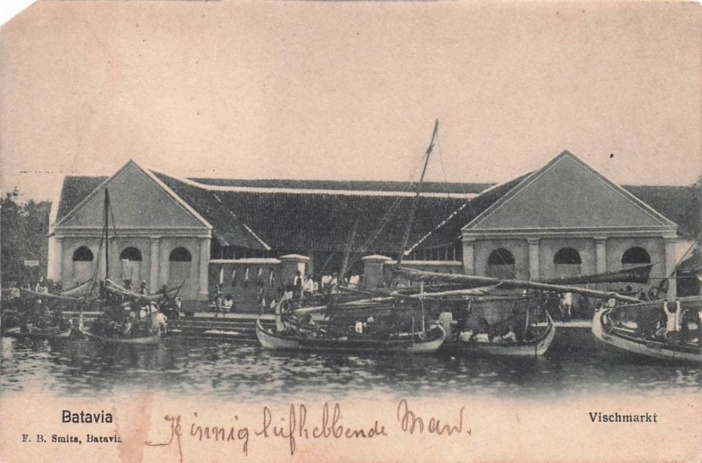 702-326-043 Batavia Vischmarkt, Verzenden, Voor 1920, Overig Europa