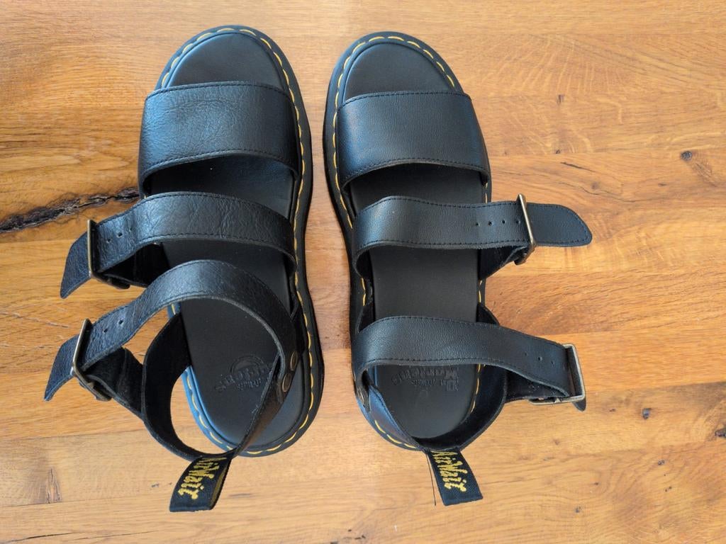 Dr. Martens Gryphon Quad Sandalen Zwart Maat 42, Zwart, Dr. Martens, Gedragen, Sandalen of Muiltjes