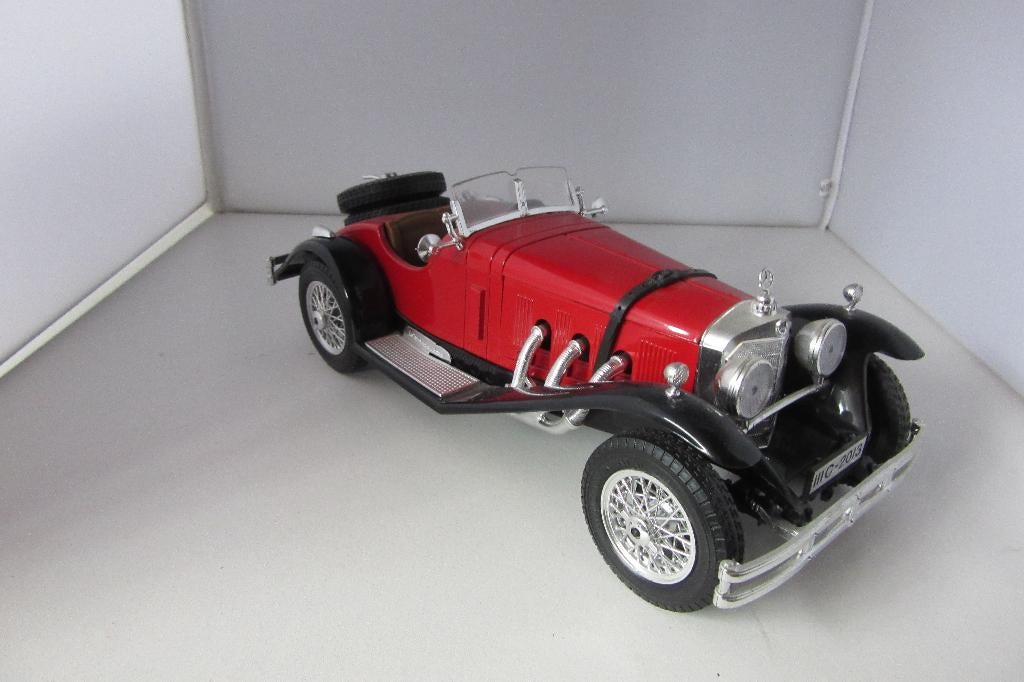 Mercedes SSK 1;18, Ophalen of Verzenden, Zo goed als nieuw, Auto, Bburago