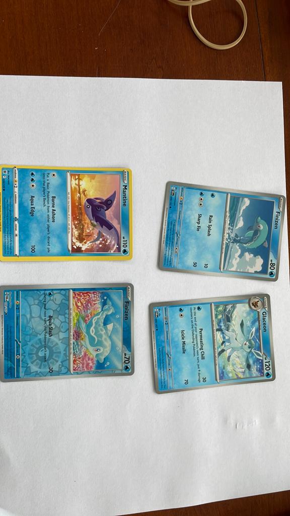 Water pokémonkaarten, Ophalen of Verzenden, Nieuw, Meerdere kaarten
