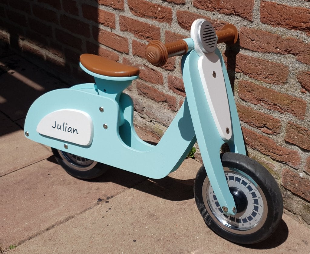 Houten loopfiets/loopscooter, Ophalen, Zo goed als nieuw, Loopfiets
