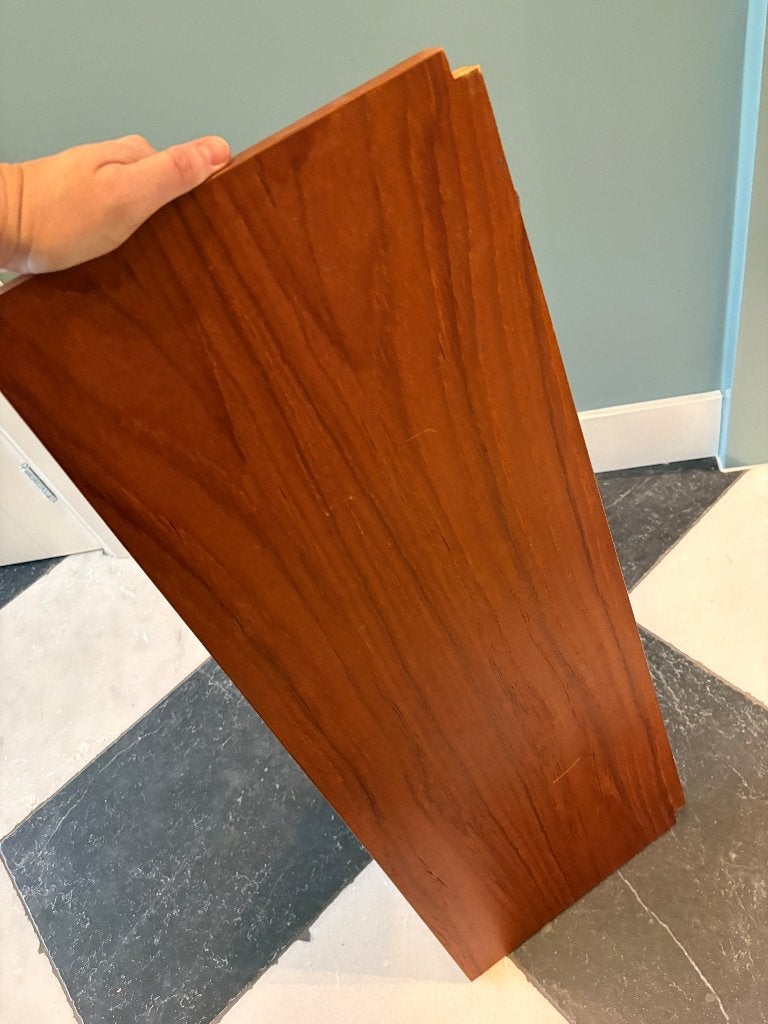 Plank Poul Cadovius wandsysteem, Ophalen, Met plank(en), Gebruikt, Teakhout