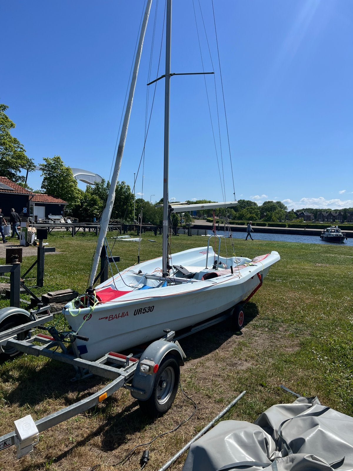 Laser Bahia, optioneel met trailer, Watersport en Boten, Ophalen, Gebruikt, Laser, Polyester