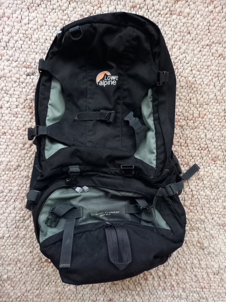 Rugzak, 40 cm of meer, Gebruikt, Trekking, 60 cm of meer