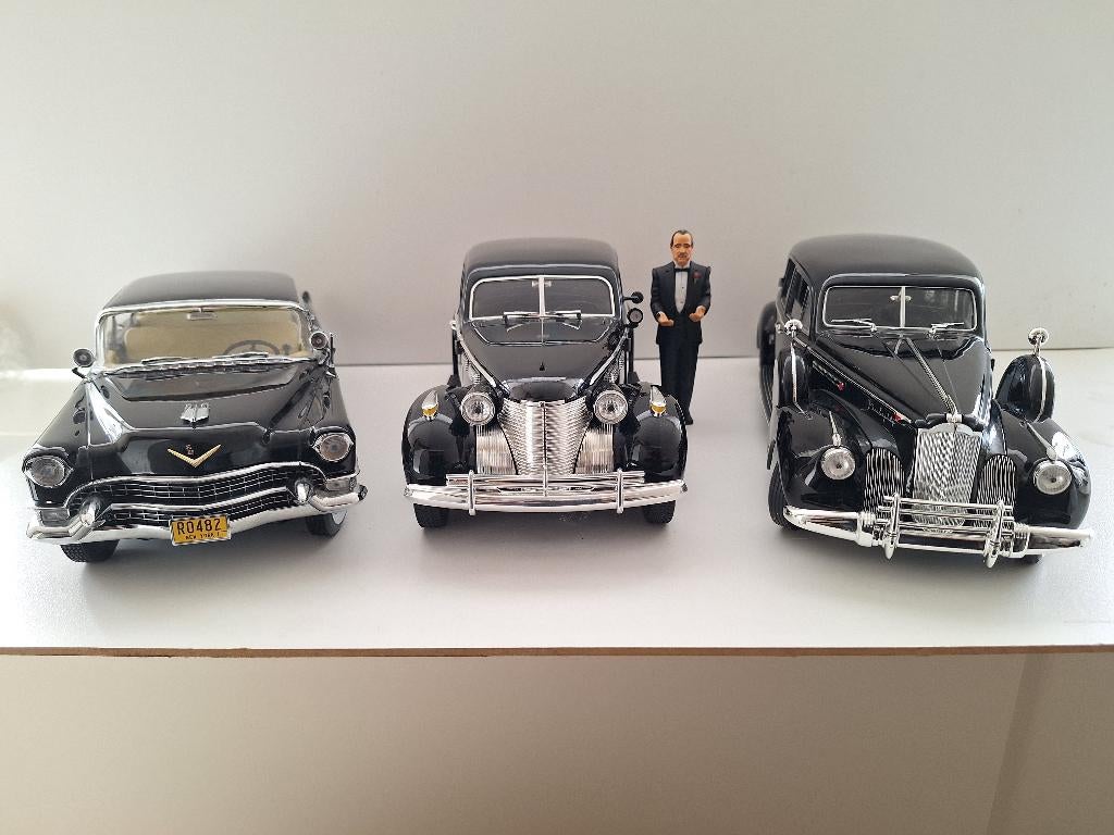 The Godfather Collectie met Vito Corleone figuur 1:18, Hobby en Vrije tijd, Modelauto's | 1:18, Ophalen of Verzenden, Zo goed als nieuw