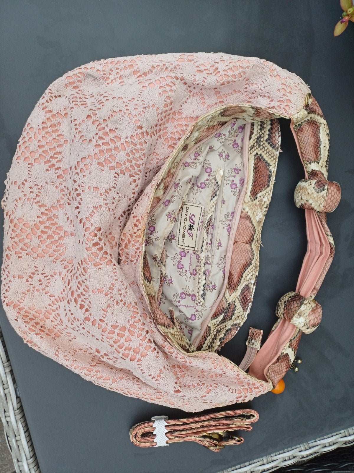 Mooie gebruikte tas met enkele beschadigingen, Ophalen of Verzenden, Gebruikt, Handtas