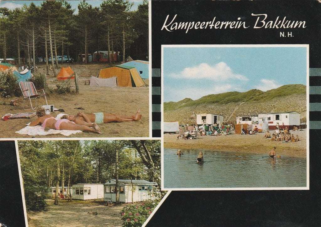 BAKKUM Kampeerterrein Bakkum, Verzenden, 1960 tot 1980, Gelopen, Noord-Holland