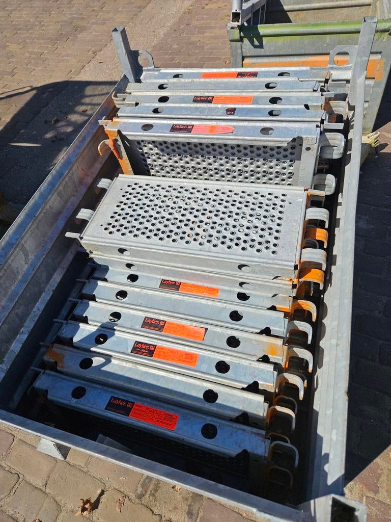 Layher vlonders 0,73 buisoplegging rooster 73, Ophalen, ., Zo goed als nieuw, Minder dan 2 meter