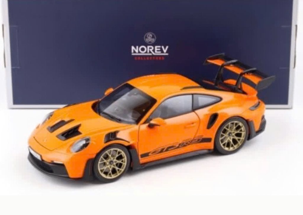 Porsche 911 GT3 RS 2022 GT Gulf Orange 1/18 NOREV R. 187360, Verzenden, Nieuw, Auto, Norev