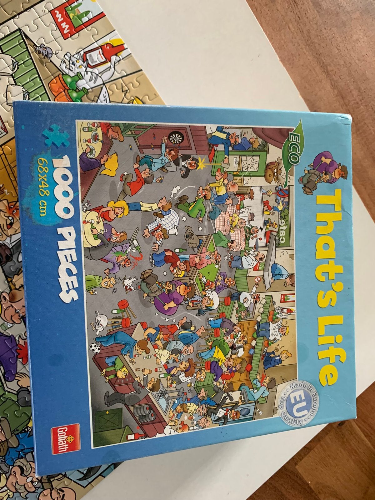 Puzzel Thats life cafe #71302, Ophalen of Verzenden, 500 t/m 1500 stukjes, Zo goed als nieuw