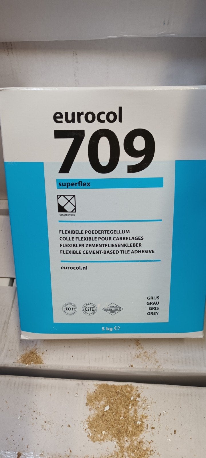 eurocol lijmpoeder 5kg grijs, Doe-het-zelf en Verbouw, Overige materialen, Wandtegels, Nieuw, Minder dan 20 cm