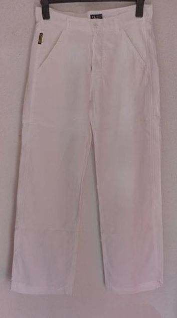 Armani Jeans wit linnen broek pantalon 48 / M. Lengte 32", Kleding | Heren, Armani jeans, Maat 48/50 (M), Wit, Ophalen of Verzenden