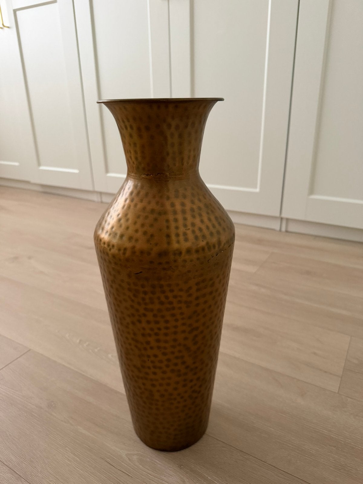Grote gouden vaas loods5, Huis en Inrichting, Woonaccessoires | Vazen, Overige kleuren, Ophalen of Verzenden, Minder dan 50 cm