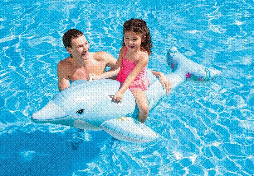 Intex Tropical Dolfijn ride-on 175x66cm, Ophalen, Nieuw