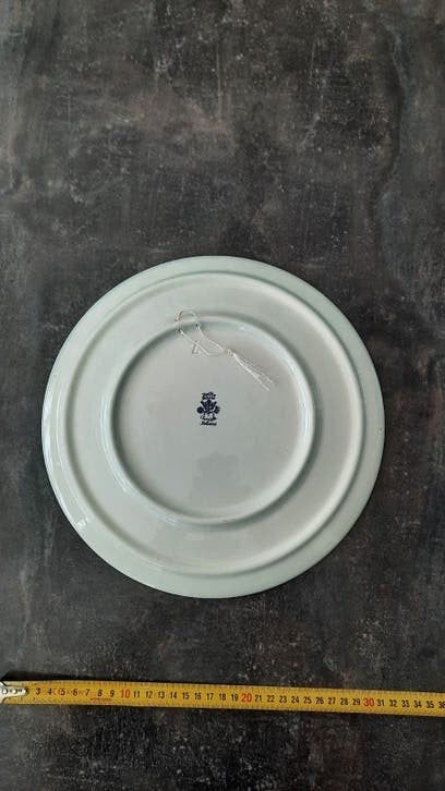 Set van 4 Delfts Blauwe sierborden met Hollandse taferelen, Ophalen