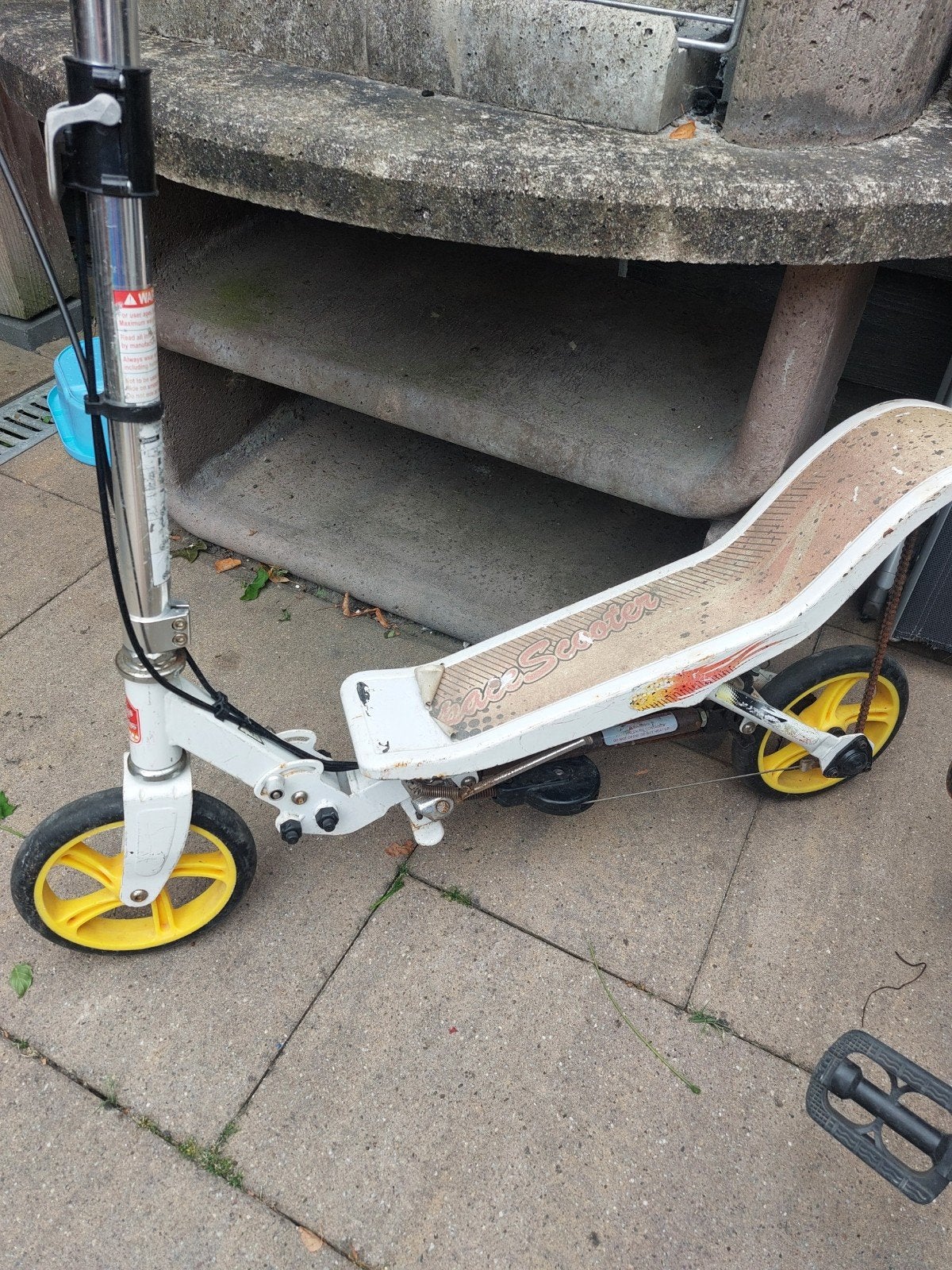 space scooter/step, wit, Fietsen en Brommers, Steps, Ophalen, Gebruikt, Gewone step
