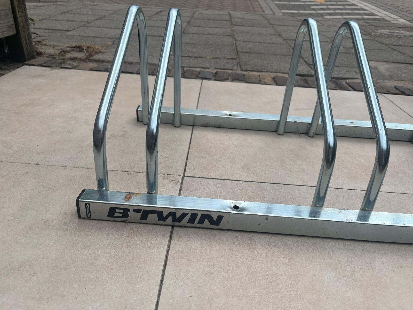 B'TWIN fietsenrek voor 5 fietsen, Ophalen, Gebruikt