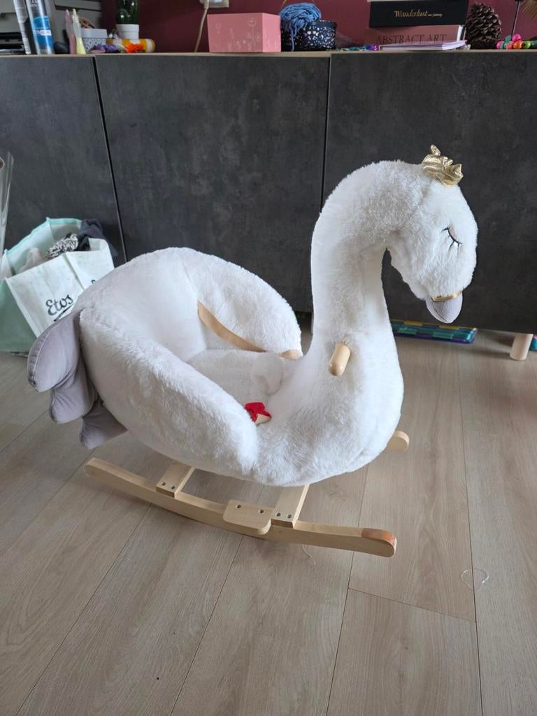 Leuke hobbelzwaan met geluid te koop!, Ophalen, Zo goed als nieuw