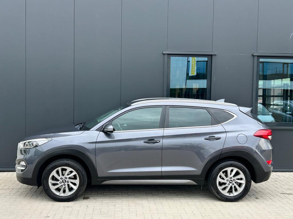 Hyundai Tucson 1.6 GDi Comfort |Navi|Camera|Trekhaak|Stoelvw, Voorwielaandrijving, Stof, Gebruikt, 4 cilinders