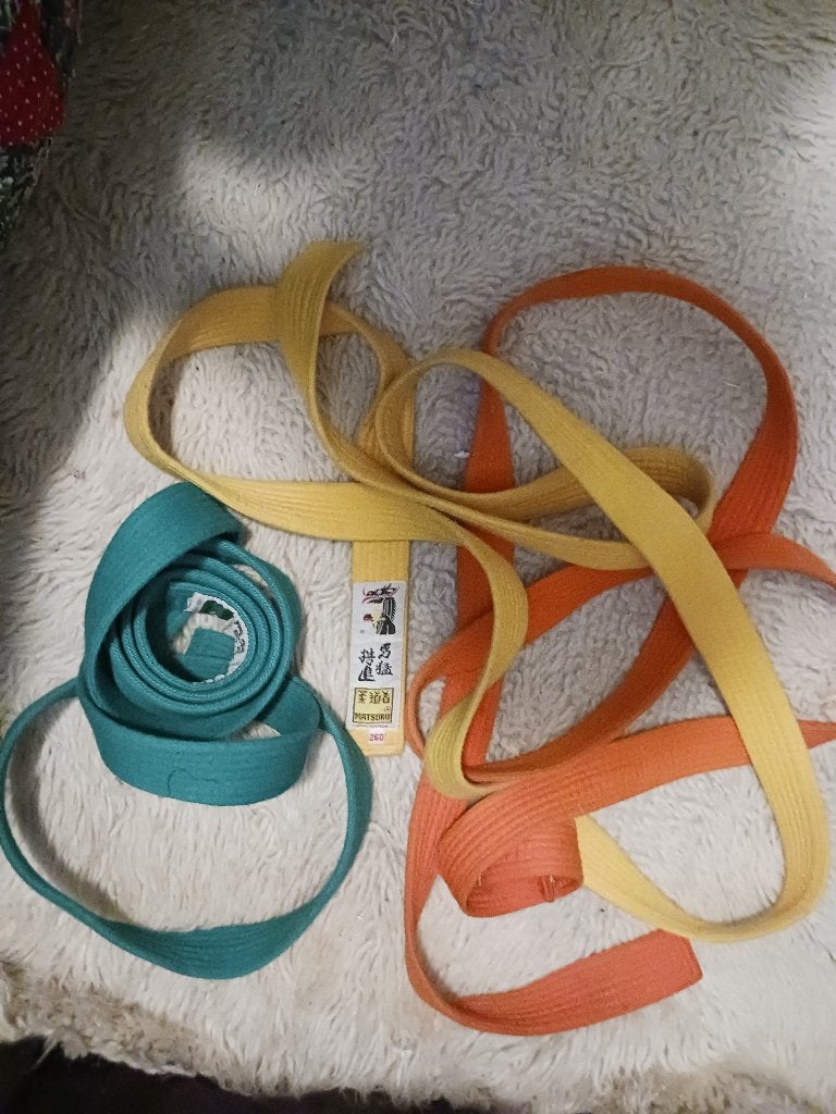 Banden voor Judo, Gebruikt, Maat XS of kleiner, Vechtsportmateriaal, Judo