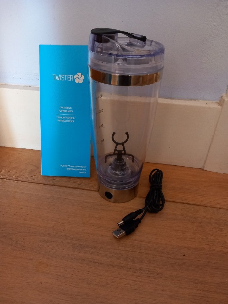 twister power, draagbare mixer, usb oplaadkabel, nieuw, Sport en Fitness, Ophalen of Verzenden, Nieuw, Overige typen