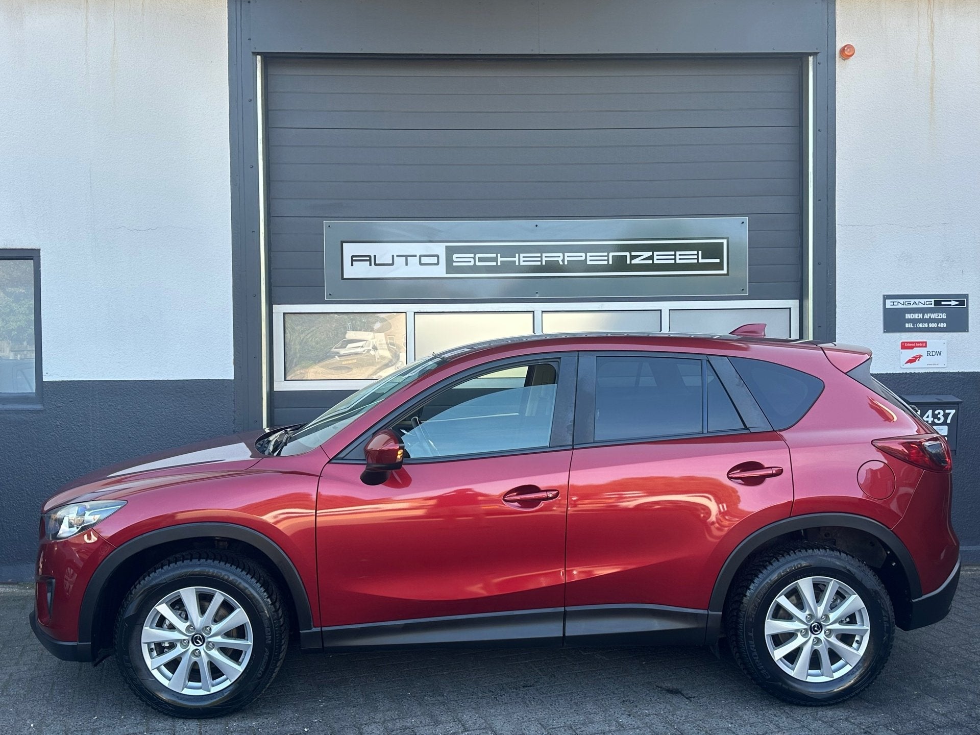Mazda CX-5 2.0 4WD | AIRCO | 99dkm | TREKHAAK | ALL SEASON |, Auto's, Mazda, Gebruikt, Zwart, Origineel Nederlands, Bedrijf