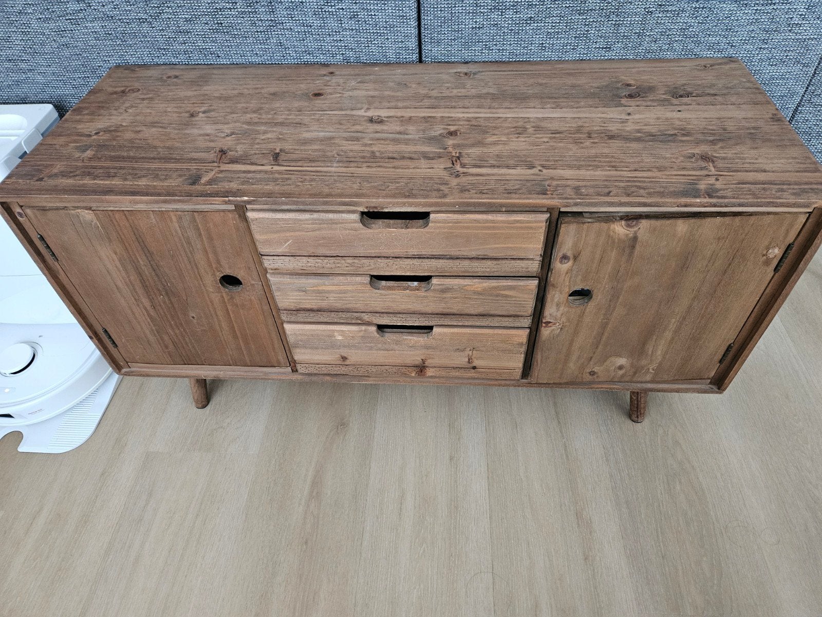 Wood cabinet, Huis en Inrichting, Kasten | Dressoirs, Ophalen, Zo goed als nieuw, 25 tot 50 cm