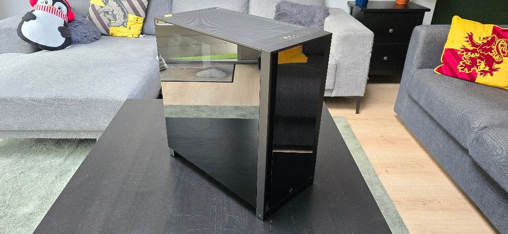 Corsair iCUE 4000X RGB Tempered Glass Zwart, Computers en Software, Ophalen of Verzenden, Zo goed als nieuw