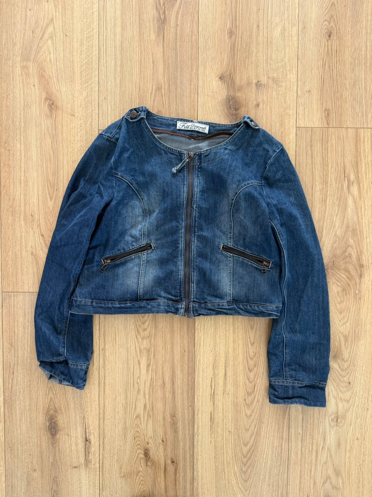 Denim light jacket, Ophalen, Blauw, Zo goed als nieuw, Jasje