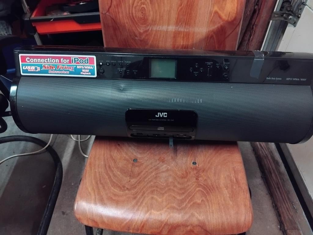 Jvc ghettoblaster, Ophalen, Gebruikt