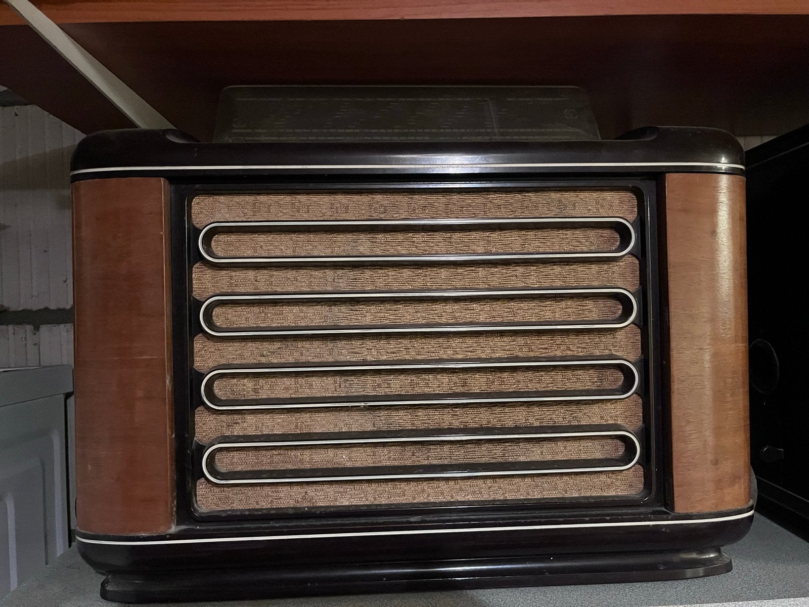 Vintage Philips buizenradio - Jaren '50 design, Ophalen of Verzenden