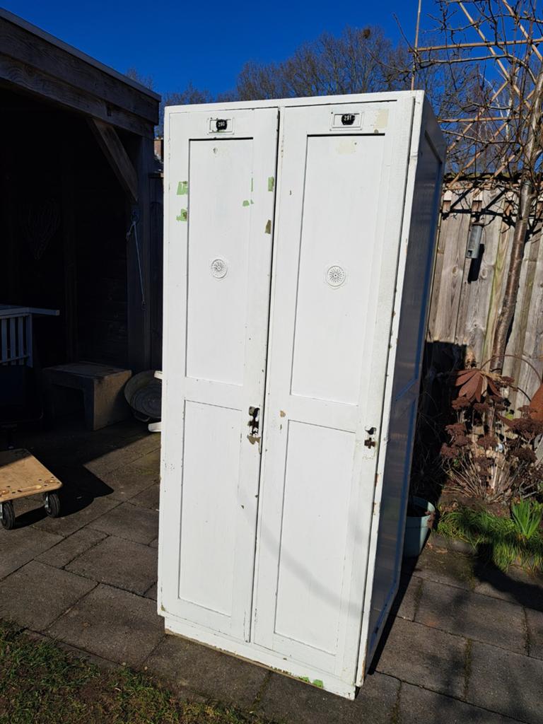 Lockerkast hout, Ophalen of Verzenden