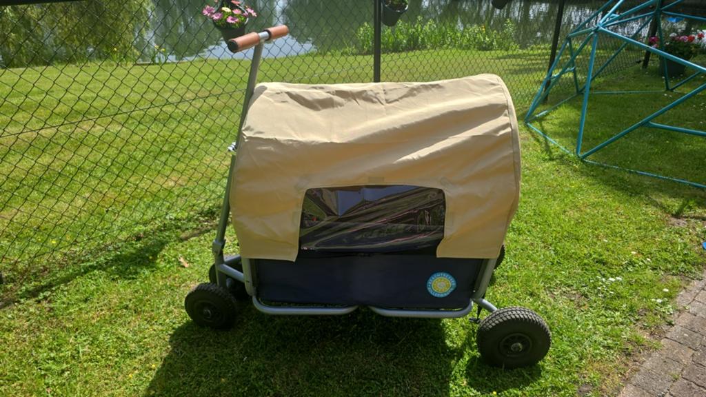 Beachtrekker bolderkar met zonnekap, Caravans en Kamperen, Bolderkarren, Ophalen, Gebruikt