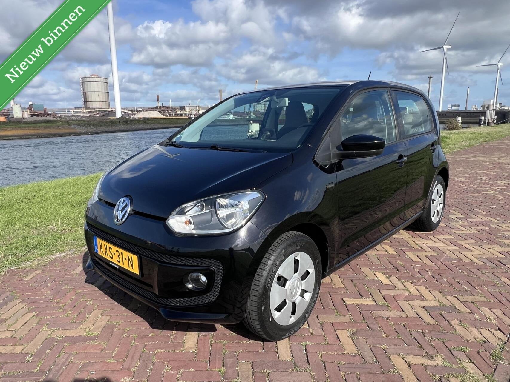 Volkswagen Up! 1.0 move up! AIRCO|CRUISE|NAVI|5DRS|APK 07-27, Voorwielaandrijving, Stof, Gebruikt, 4 stoelen