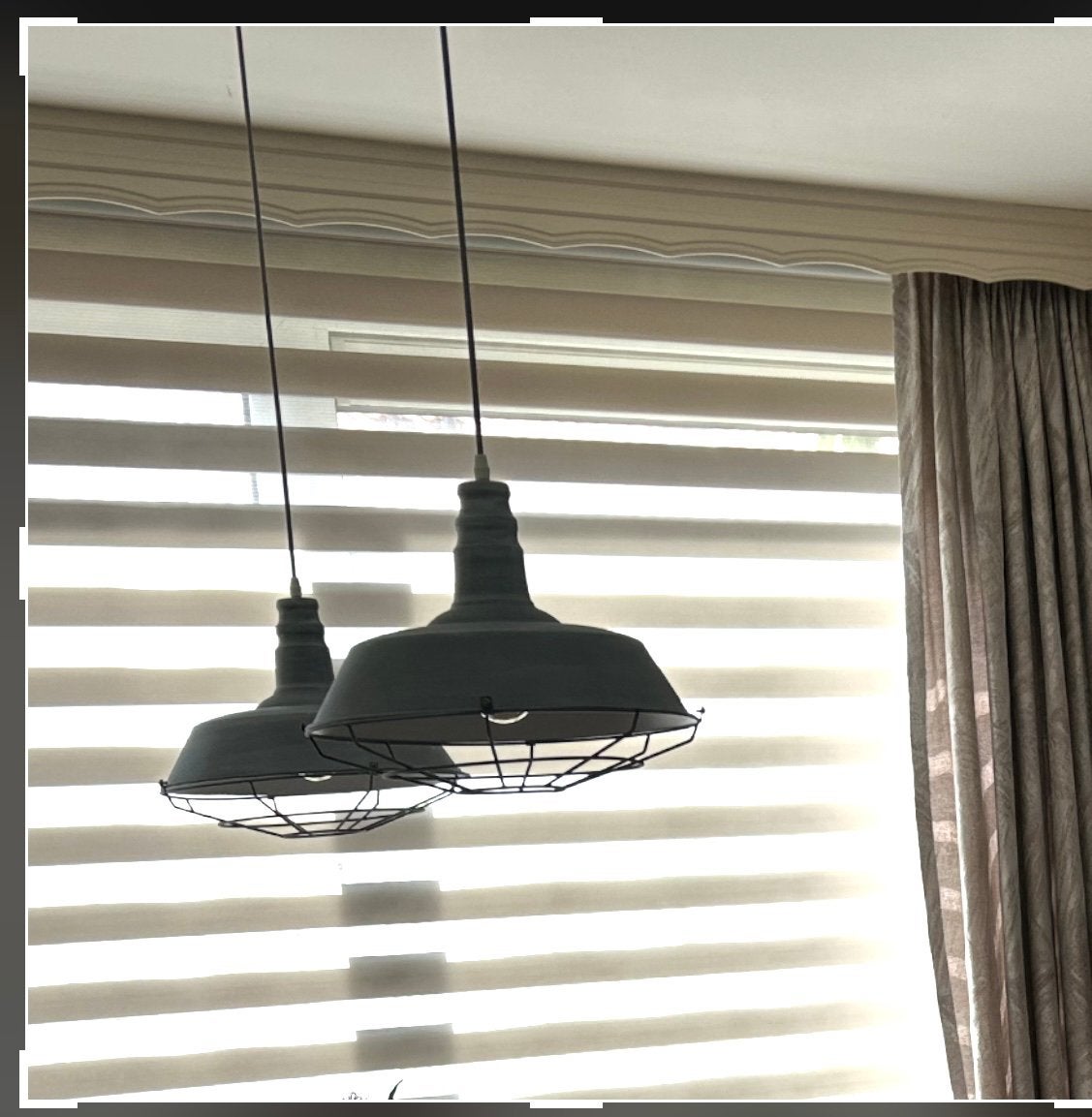Betonlook hanglampen, Ophalen, 50 tot 75 cm, Betonlook, Zo goed als nieuw