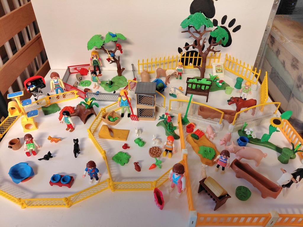 Grote Playmobil Kinderboerderij met veel dieren en, Ophalen of Verzenden, Zo goed als nieuw