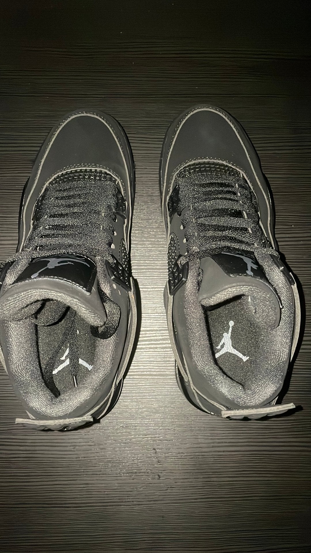 Nike Air Jordan 4 Zwart Maat 40,5 (25,5 cm) – Nieuw!, Kleding | Heren, Ophalen, Nieuw, Zwart