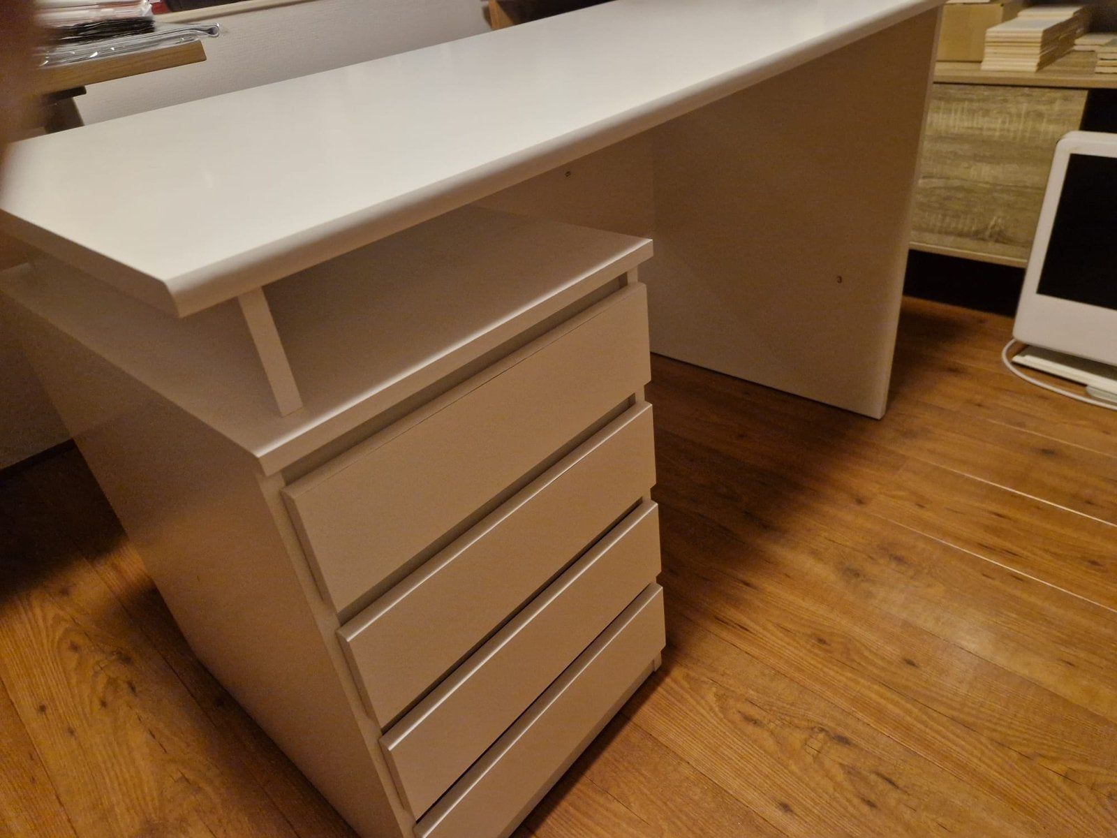 Jysk bureau limfjorden, Huis en Inrichting, Bureaus, Ophalen, 120 cm, Spaanplaat of MDF, Schoolbureau