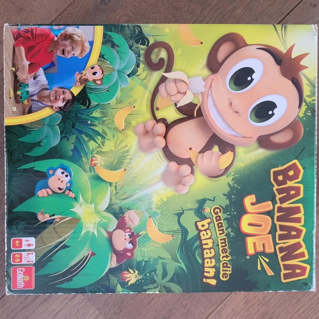 Banana Joe Spel - Ga met die banaan! Leuk familiespel, Drie of vier spelers, Ophalen of Verzenden, Gebruikt, Goliath