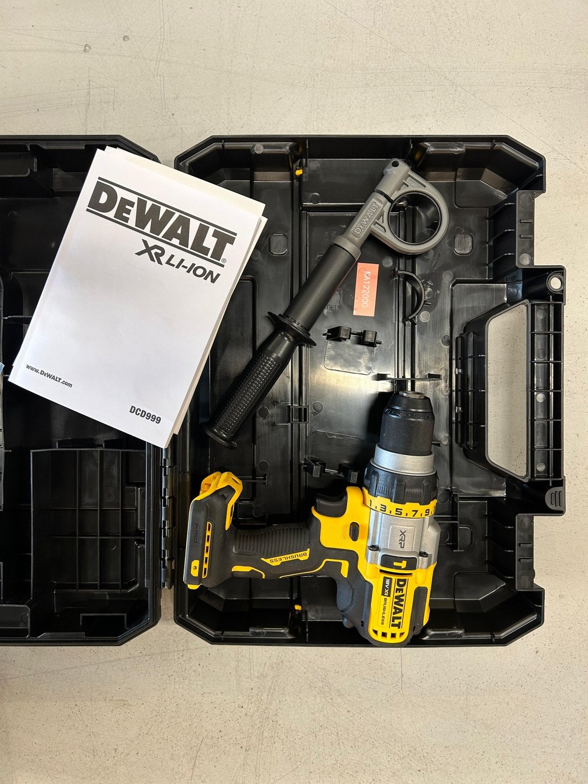 DeWalt accu schroef/klopboor DCD999NTXJ 18v, Ophalen, Nieuw, Boor- en Schroefmachine