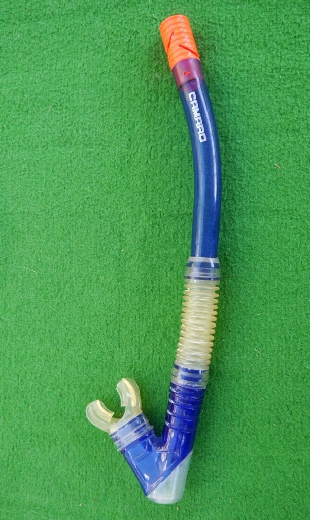 Luxe snorkel met waterloosventiel, Camaro, Watersport en Boten, Snorkelen, Ophalen of Verzenden, Gebruikt, Snorkel