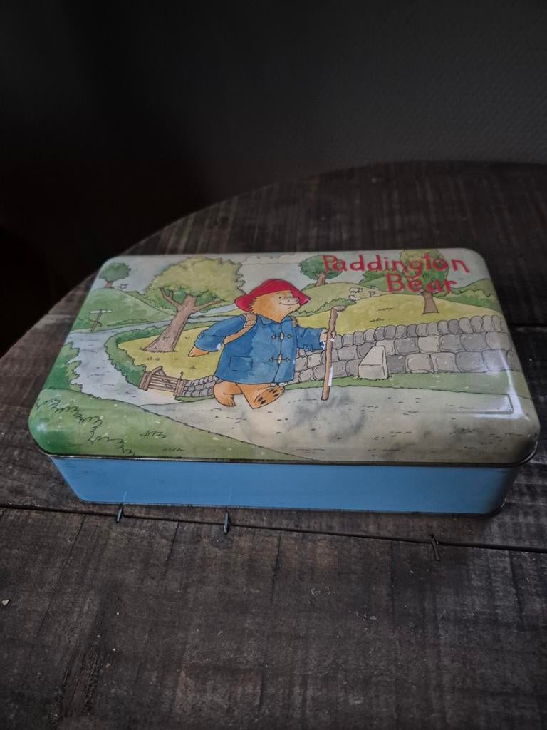 Douwe egberts beertje paddington blik, Verzamelen, Blikken, Ophalen of Verzenden, Gebruikt, Koffie, Douwe Egberts