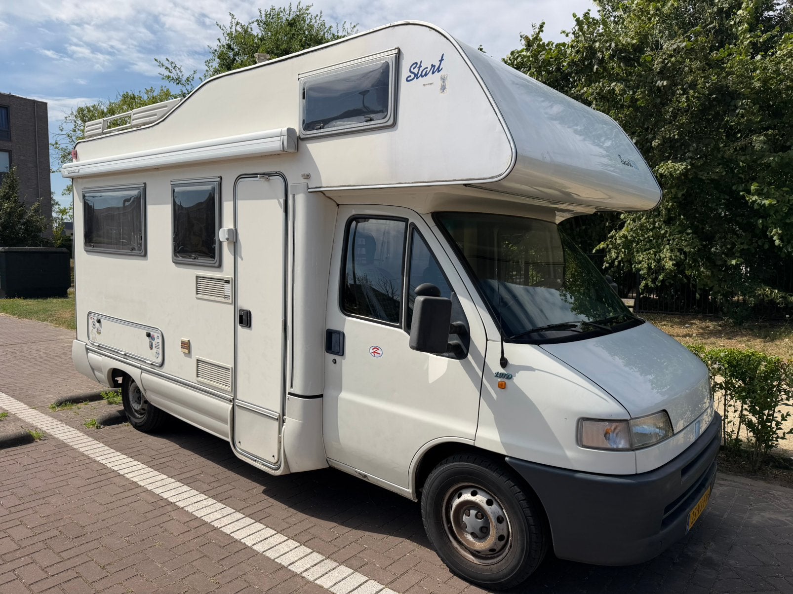 Camper Fiat Ducato Rimor Start 350 camperauto 1999, Caravans en Kamperen, Alkoof, Fiat, Particulier, 5 tot 6 meter