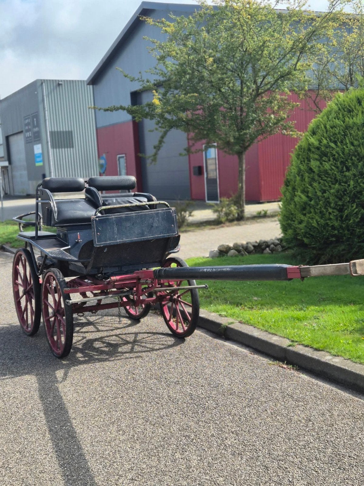 Van der Wal marathonwagen, Gebruikt, Marathonwagen, Paard