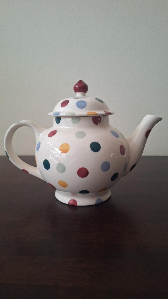 EMMA BRIDGEWATER theepot polka dots 4 kopjes NIEUW Engels, Keramiek, Overige typen, Nieuw, Ophalen of Verzenden