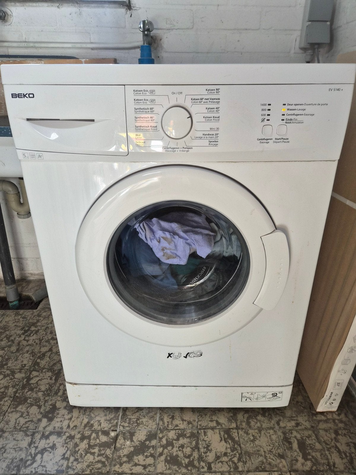 Beko EV 5140+ Wasmachine, Witgoed en Apparatuur, Wasmachines, 1200 tot 1600 toeren, Gebruikt, 4 tot 6 kg, Voorlader