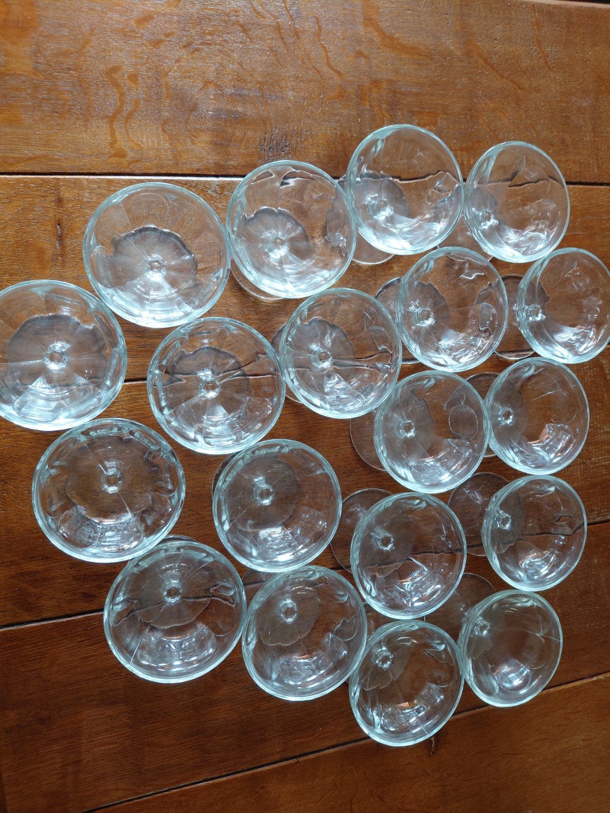 Set van 19  Vintage Glazen Dessertcoupes, Ophalen